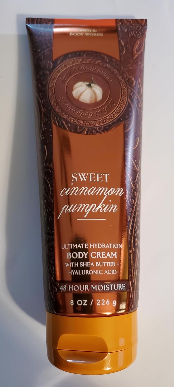 Bath & Body Works Sweet Cinnamon Pumpkin Ultimate Hydration Body Cream 8 Ounces Pack of 2 - Image 4