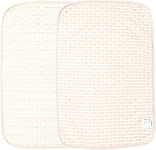 [MOMSMENU] 防水 おねしょシーツ ベビー おむつ替えシート 滑り止め オーガニックコットン こども用 おむつかえシート 洗濯可 持ち運びサイズ 50x70cm 2枚セット