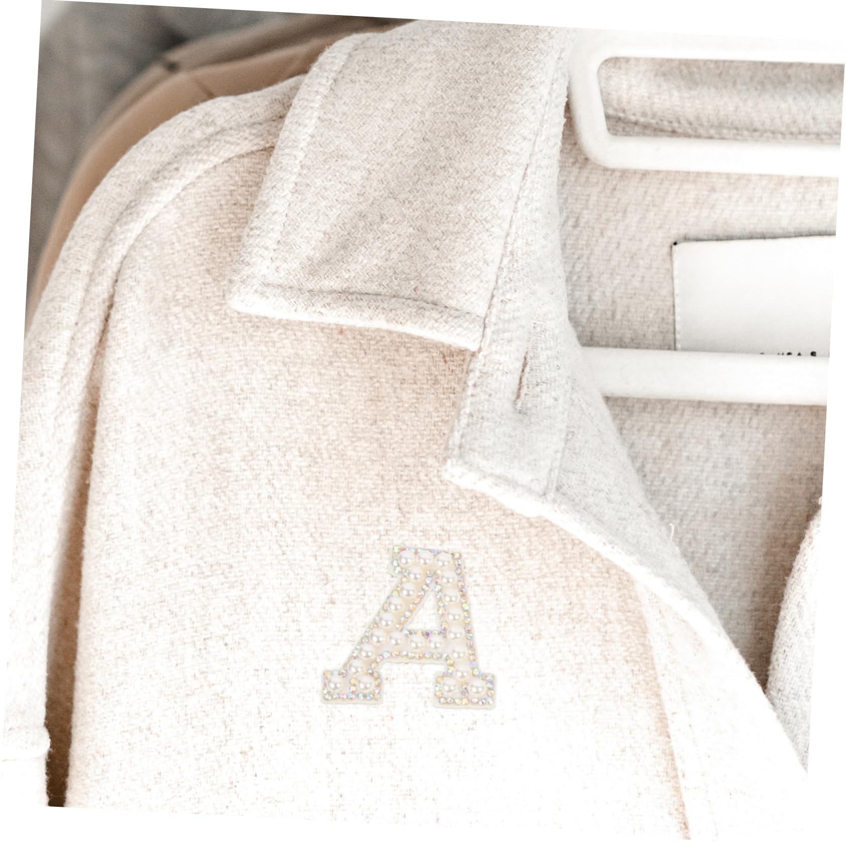 Housoutil 2 Ensembles Patches Avec Lettres Strass Pour Vêtements Décoration Thermocollante Pour Couture Et Diy 26 Pièces * 2