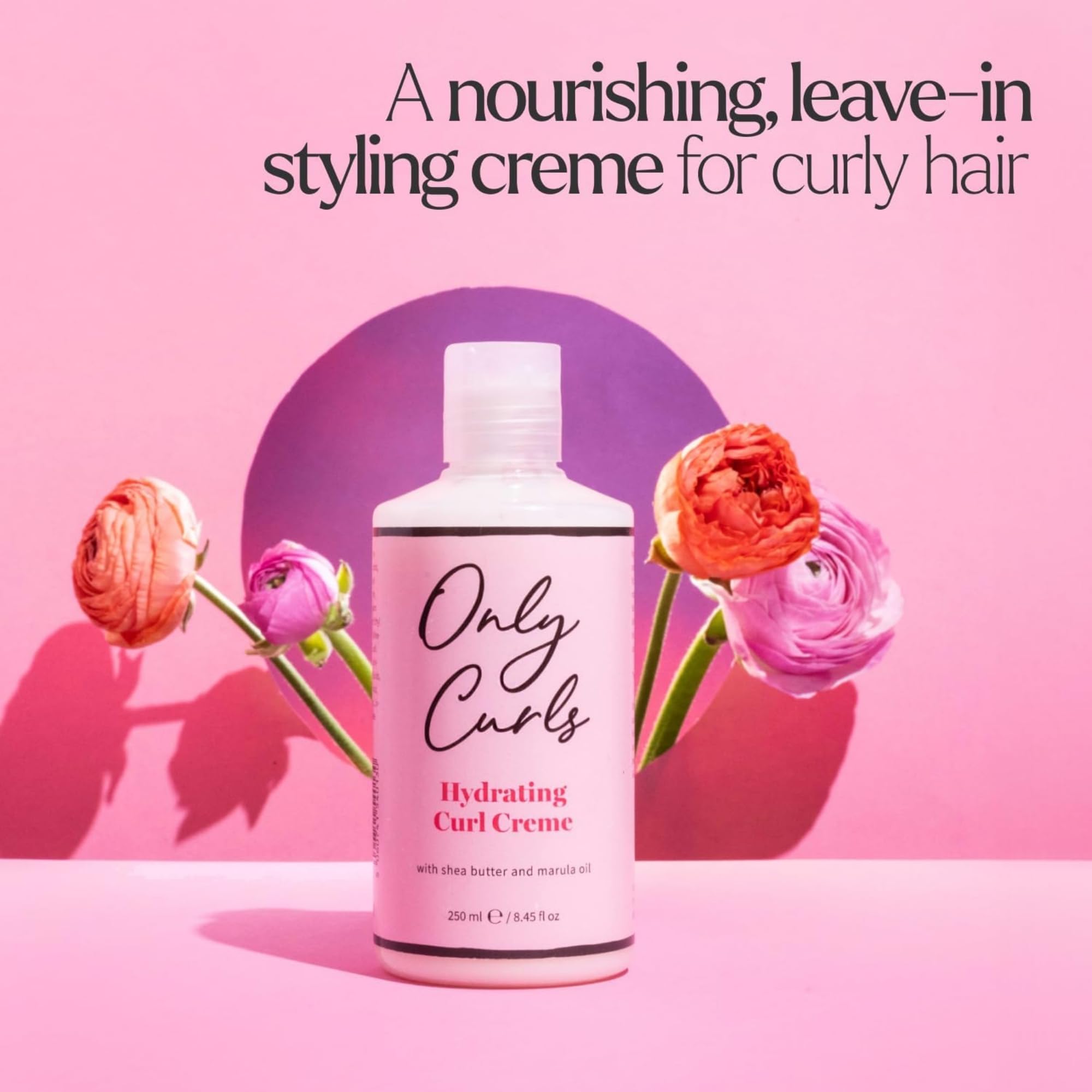 Only Curls Hydrating Curl Crème & Curl Mousse Bundle, Lightweight Curly Hair Products, Leave-in Styling Cream & Curl Mousse - Image 2
