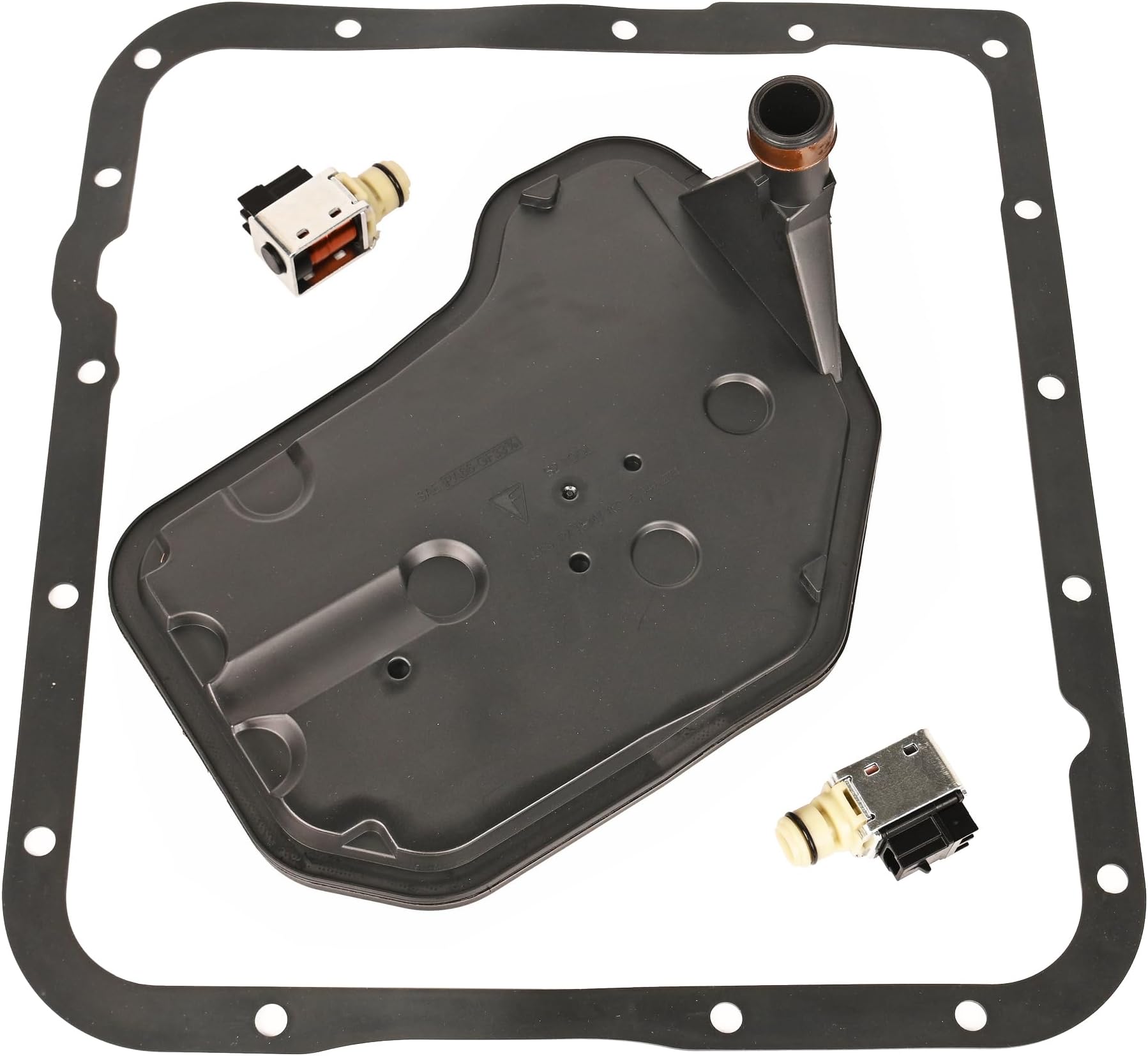 4L60E Shift Solenoid A&B with Transmission Filter Gasket kit Compatible with Buick Cadillac Chevy GMC Replaces 24230298 + 24208576