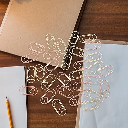 Miniatura 4 de Didiseaon 30 clips de papel para documentos, clips de archivo novedosos, clips de archivo con forma, clips de archivo de libros, clips de lectura de
