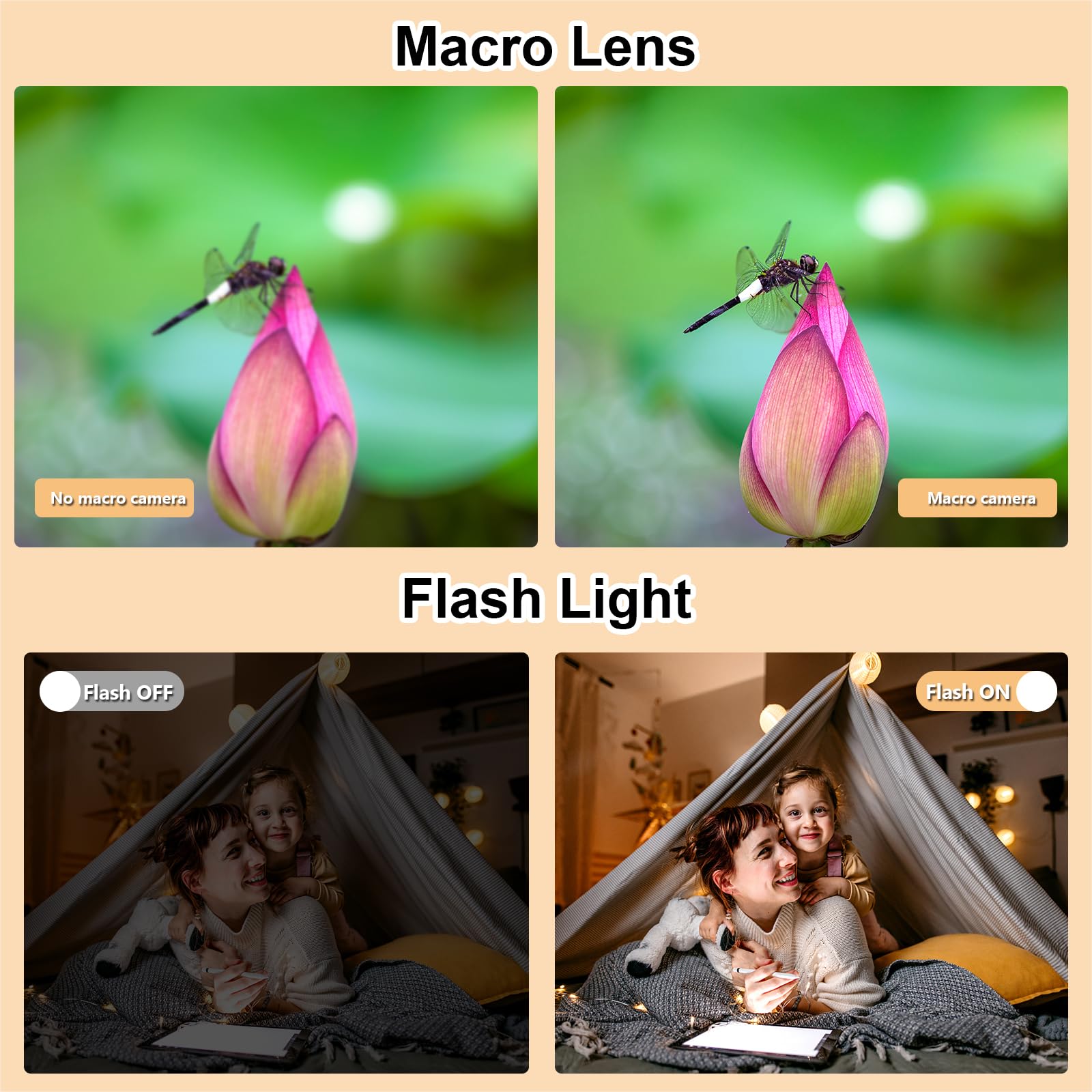 Cámara digital 4K para fotografía con WiFi, 2 baterías, tarjeta TF de 32 G, cámara de vlogging, zoom digital de 18X, lente macro de enfoque automático, videocámara integrada con micrófono y altavoz