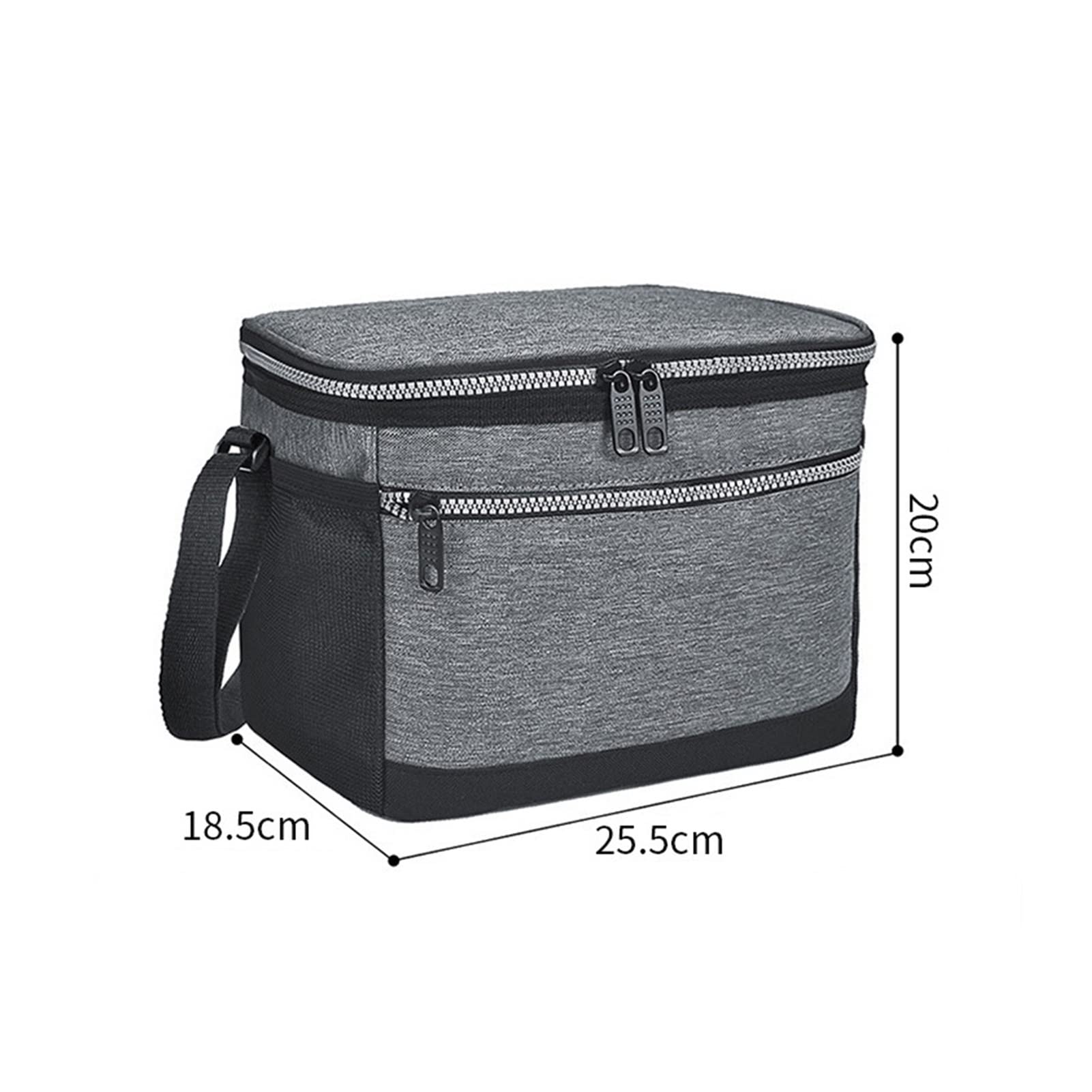 Borsa per Il Pranzo in Foglio di Alluminio Addensato per Picnic all'aperto e pranzi per Studenti - La Scatola per Il Pranzo isolata Mantiene Il Cibo Fresco