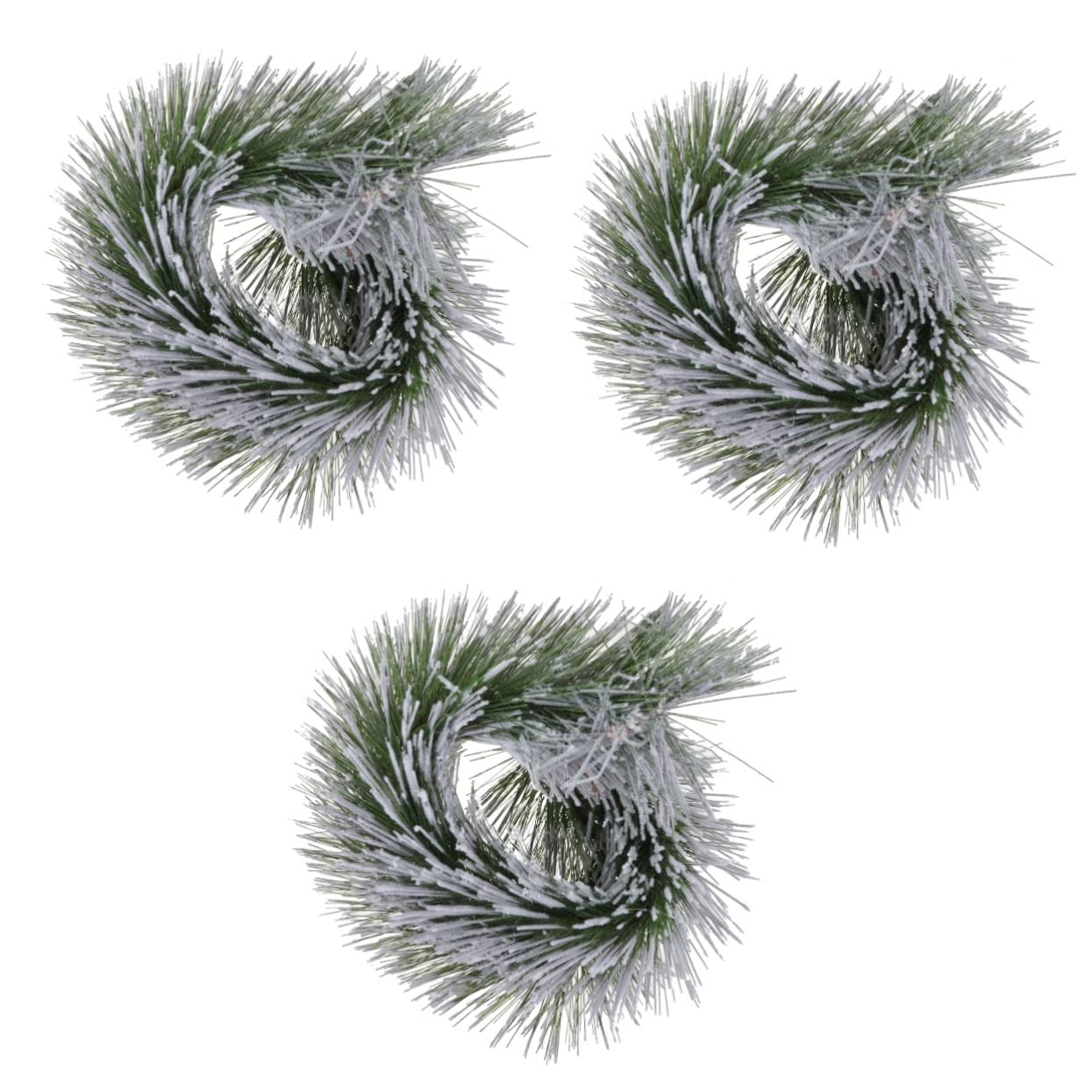 Sapin de Noel Xmas tree décor en PVC pour guirlande et habillage mural thématique hivernal