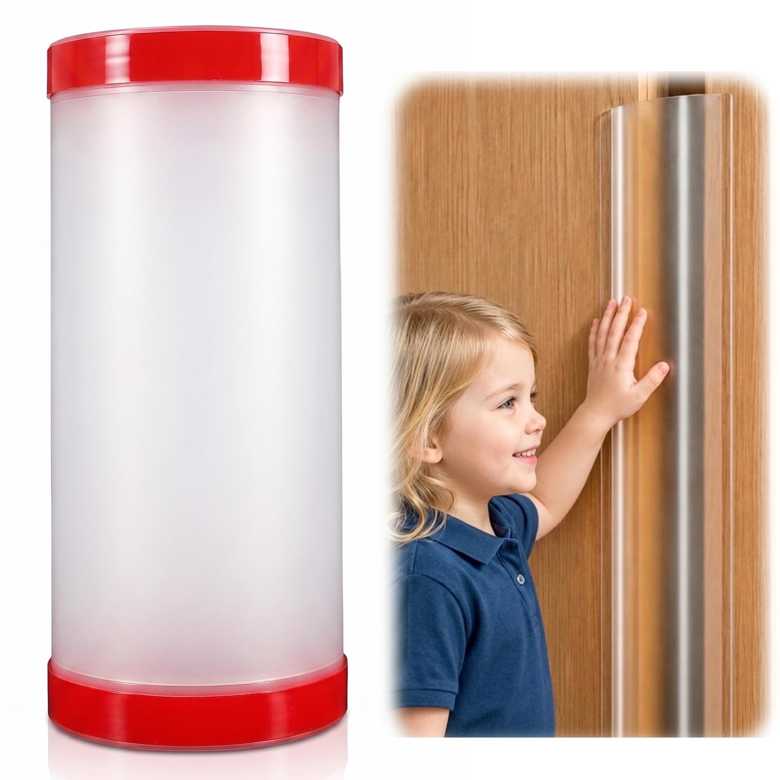 1 Pack Door Finger Guard,Safety Door Seam Protection Strip,Easy Install