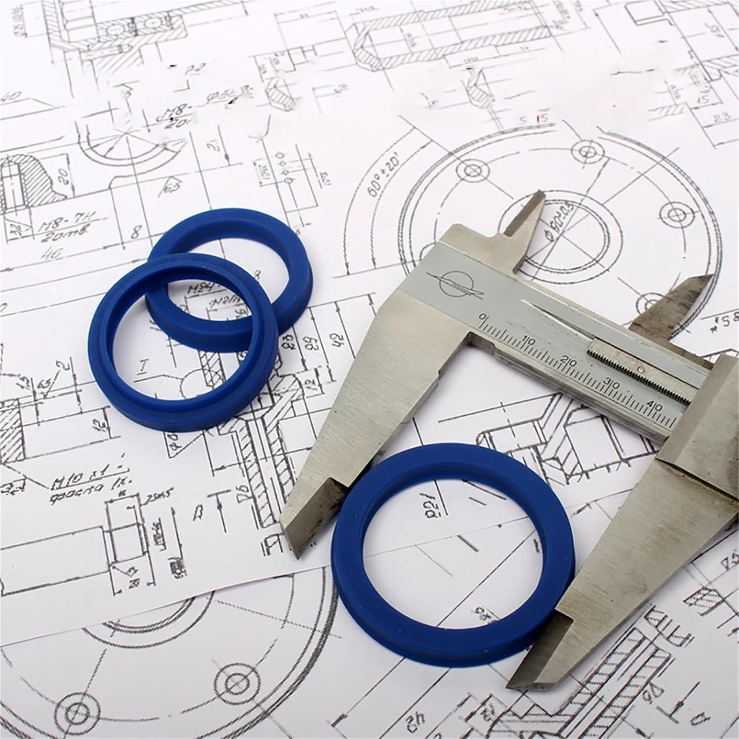 ID 40-48mm Cylinder Oil Sealing Ring UN/UHS/U/Y Type Shaft Hole General Sealing Ring Gasket(40x55x8)