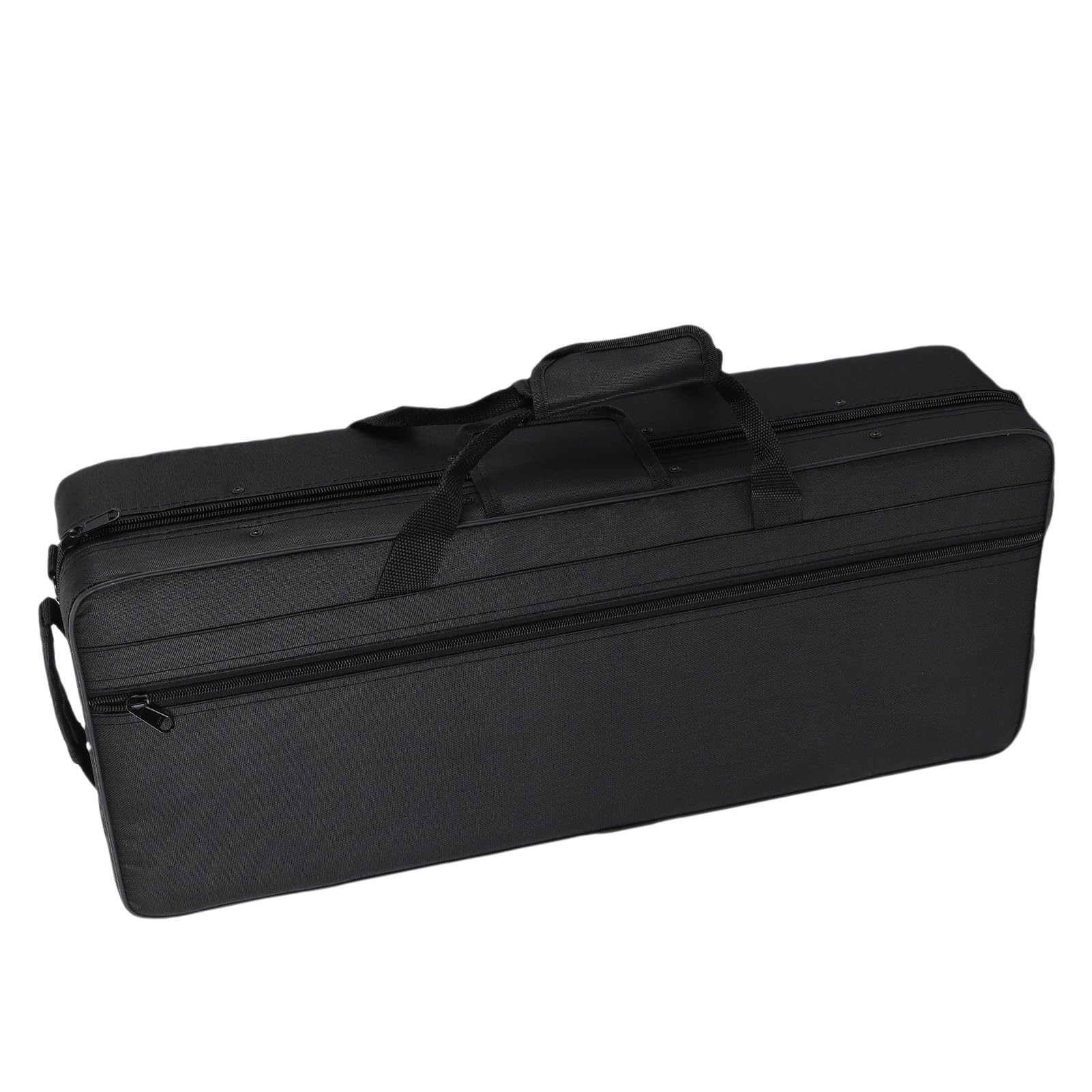 Altsaxophon-Tasche, Robuste, wasserdichte Hartschalen-Tragetasche mit Verstellbarem Schultergurt für Musiker, 62 X 27 X 15 cm