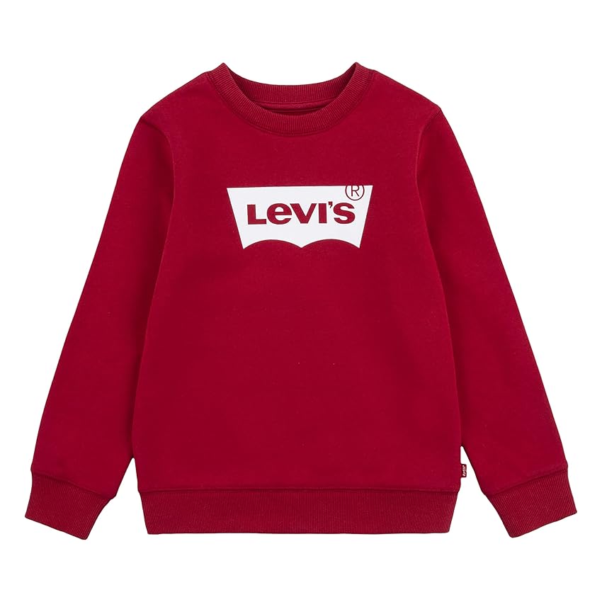 Levi's Lvb Batwing Crewneck, Felpa Bambini e ragazzi, Rosso (Levis Red/ White), 6 anni