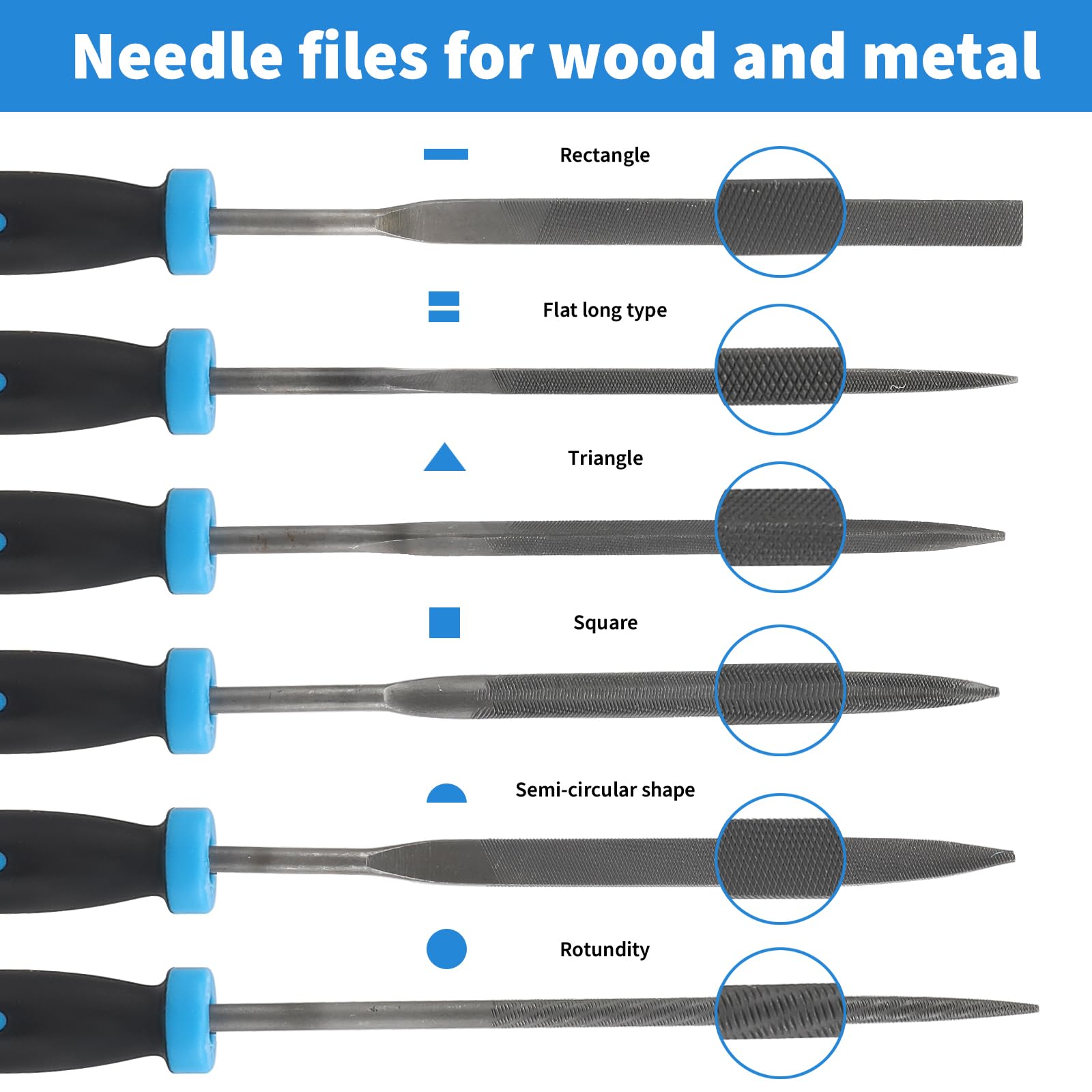 Set De 13 Limes à Aiguille - Limes Métal Qualité Supérieure - Pour Bois, Métal, Plastique - Avec Sac De Rangement