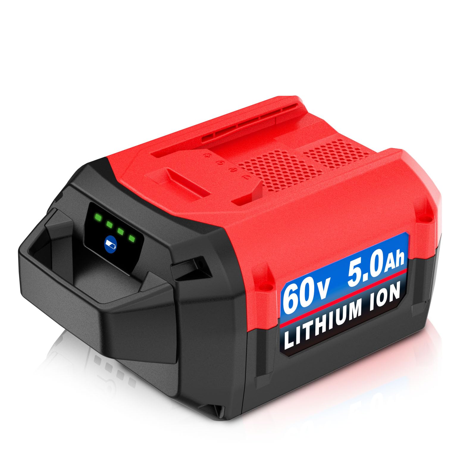 Bayhon 1 Pack 5.0Ah Lithium-ion Replacement for ‎Toro 60V Battery L108 L135 L216 L324 L405 88620 88625 88640 88660 88675，Compatible with Toro Flex