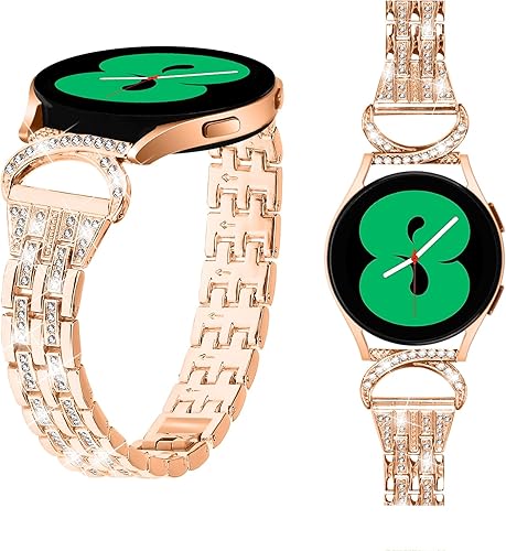 Miniatura 3 de Correas de reloj compatibles con Michael Kors Access Gen 4 MKGOMKGO Gen 5E de 1.61 pulgadas para mujer, joyería de diamantes de imitación de