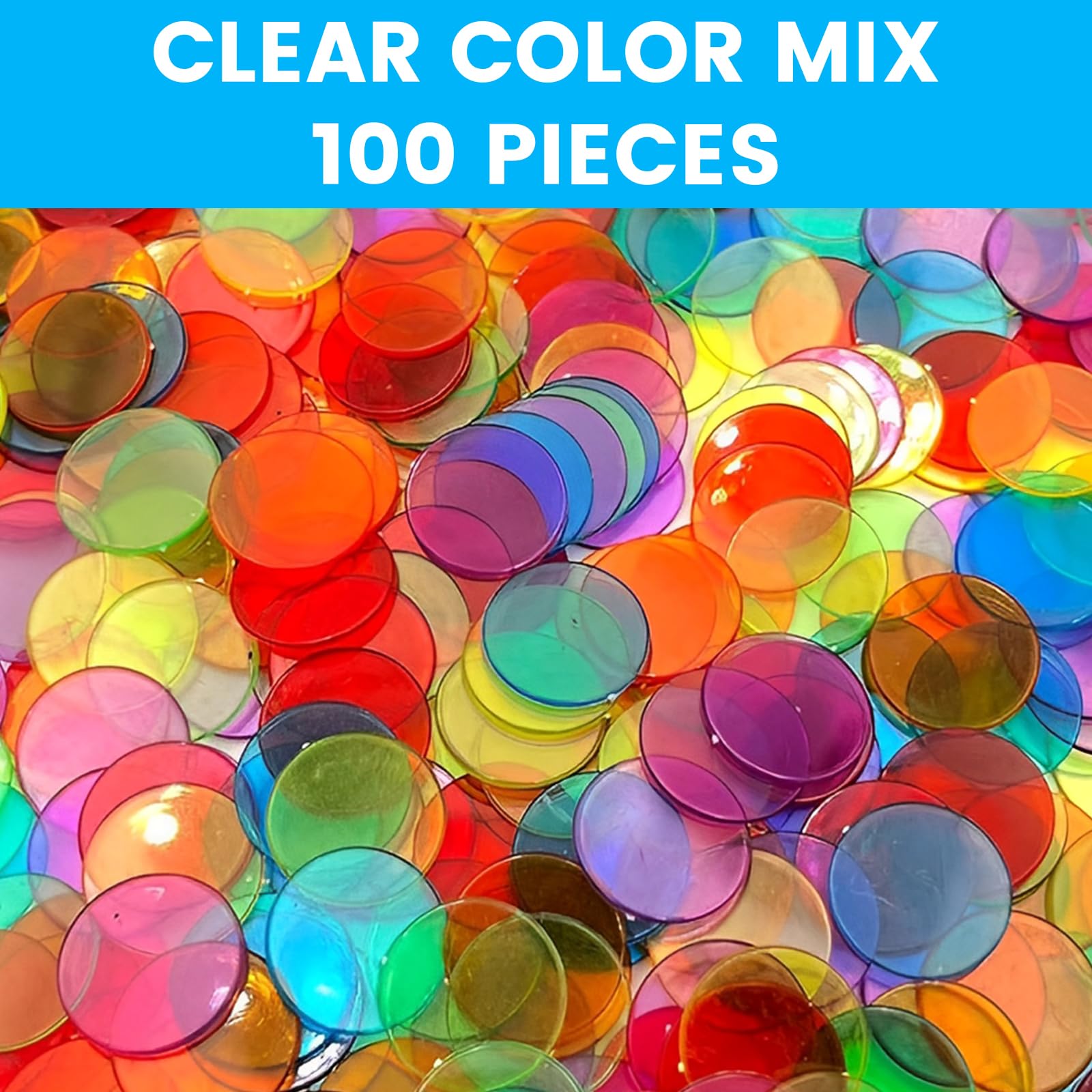 Set De 400 Fichas De Plástico De 4 Colores Para Juegos De Mesa – Fichas De 2,2 Cm De Diámetro – Ideales Para Bingo Y Aprender Matemáticas