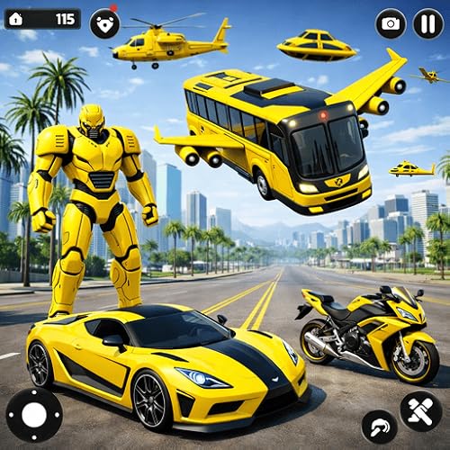 Police AirJet Robot Transformation Games