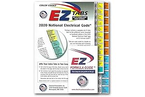 2020 EZ Tabs (Color Coded) with a Formula Guide, NEC 2020