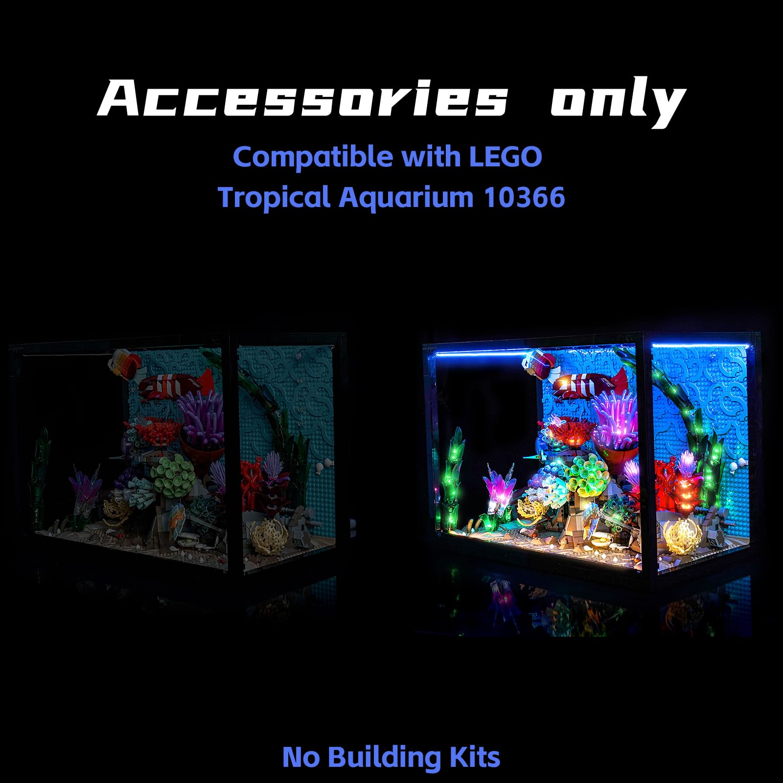 Amazon.co.jp: BrickBling LEDライト レゴトロピカルアクアリウム10366