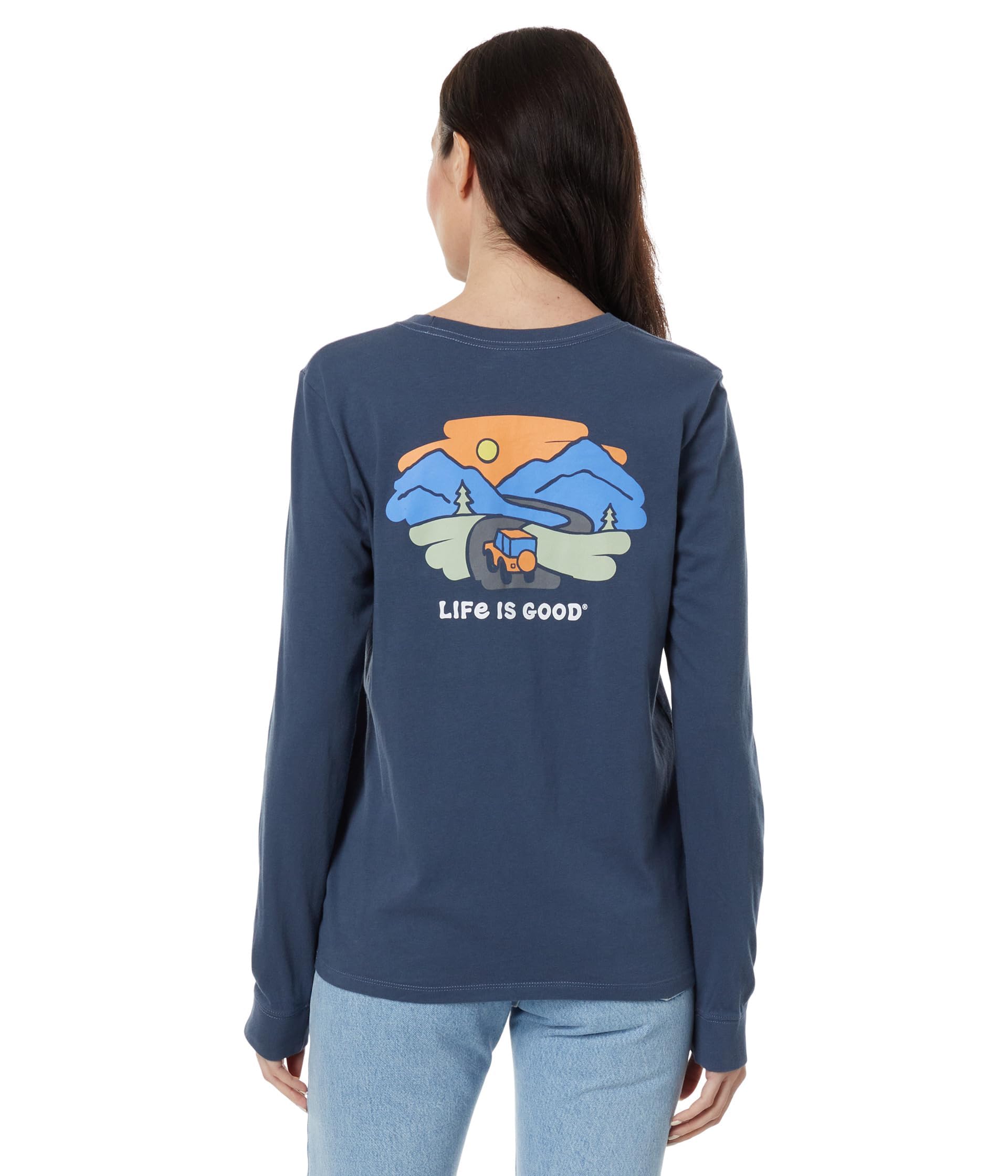 Life is GoodLig On The Road Long Sleeve Crusher™ Tee