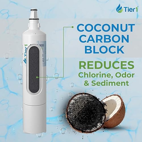 Miniatura 4 de Tier1 Filtro de agua para refrigerador 5231JA2006A, paquete de 2 | Reemplazo para LG LT600P, 5231JA2006B, Kenmore 46-9990, 9990, 469990,