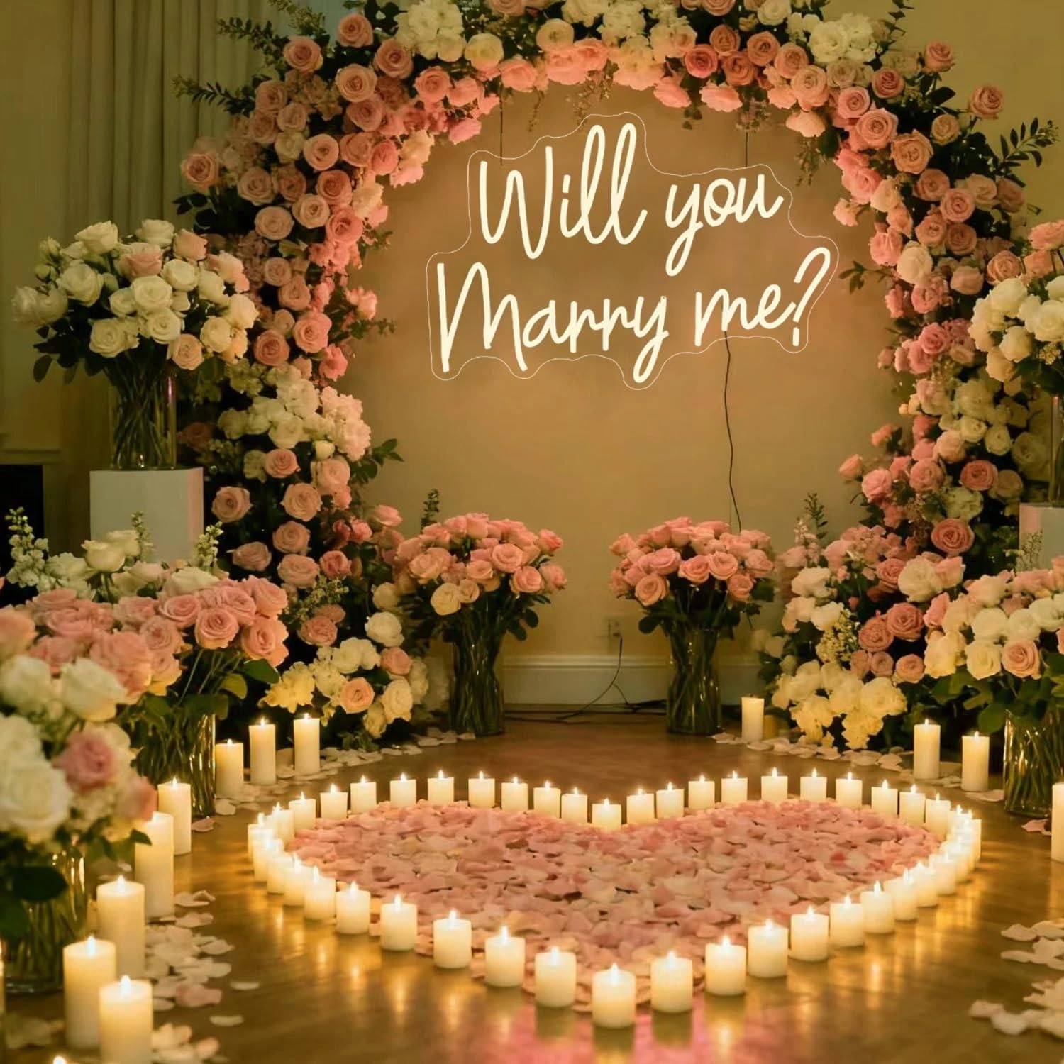 プロポーズのデコレーション スープフラワー「MARRY ME」サイン、LED Amazon.co.jp: Will You Marry Me ネオンサイン 大型 プロポーザル