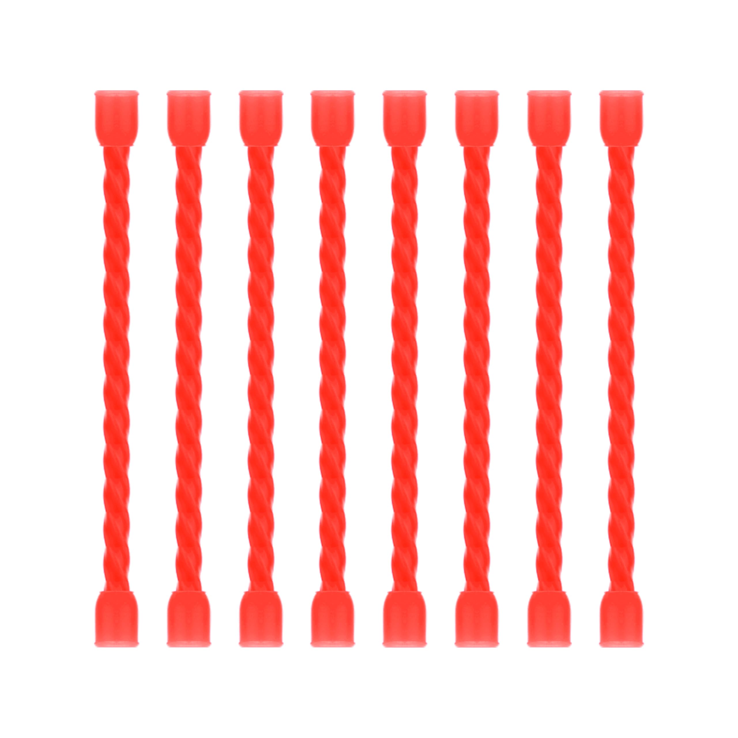 Dreamxiang 8Pcs 3-inch Silicone Cable Ties Reusable Steel-Core Silicone Twist Colorful Cable Tie Straps for Bundling and Organizing, Bendable Holder Strap for Indoor and Out All Purpose, Red Dreamxiang 20Pcs 3 6 12 18 24inchs Silicone Cable Ties Reusable Steel-Core Silicone Twist Ties Straps for Bundling and Organizing, All Purpose Bendable Holder Strap for Indoor and Out, 4 Colors