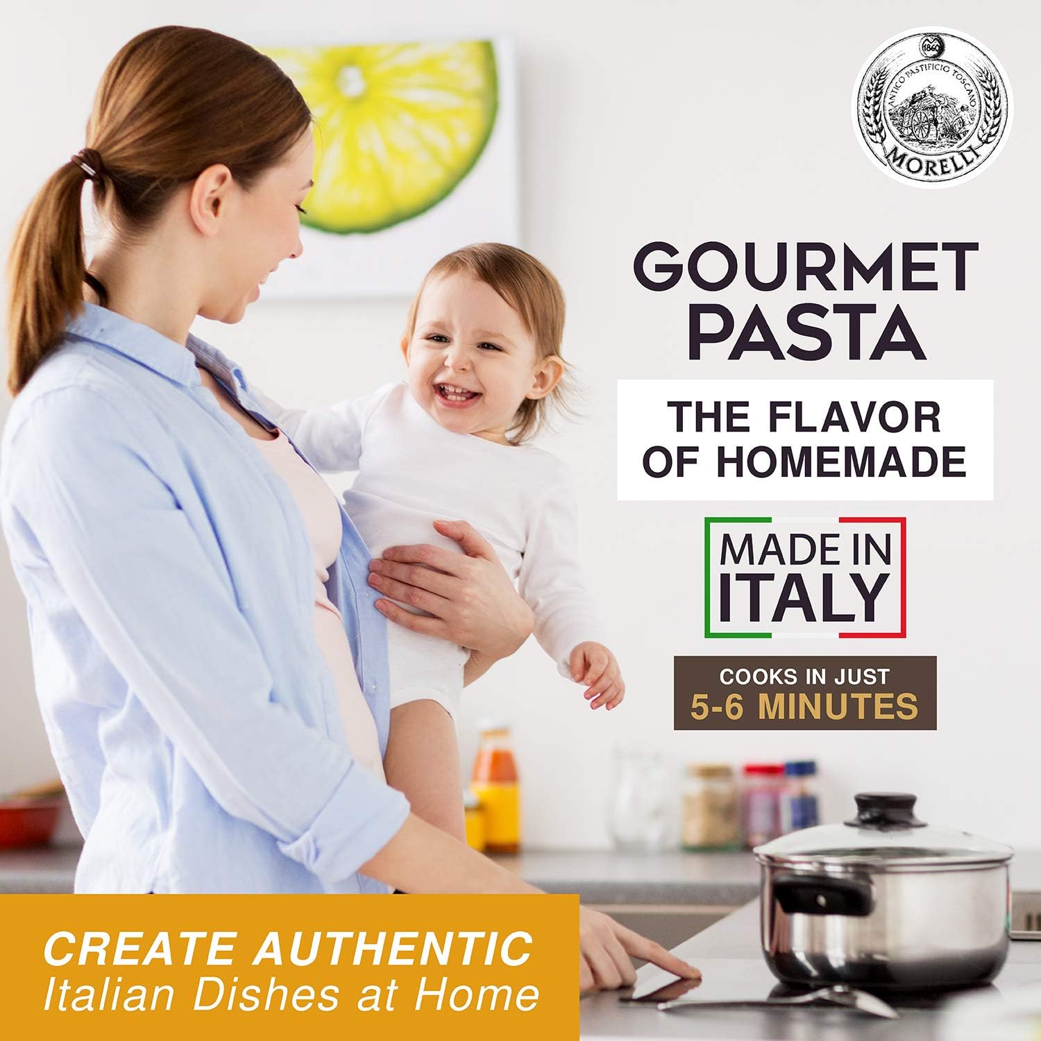 Morelli Pasta Fusilli Red Lentil Pasta - Gluten Free High Protein & Fiber - Imported from Italy 8.8oz / 250g (4 pack)