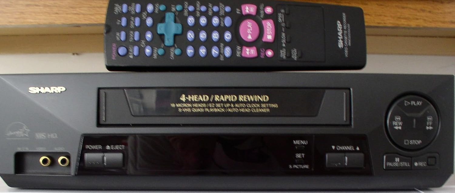 Sharp - Brandclub - Sharp VC-A593U 4-Head VHS VCR Video Cassette