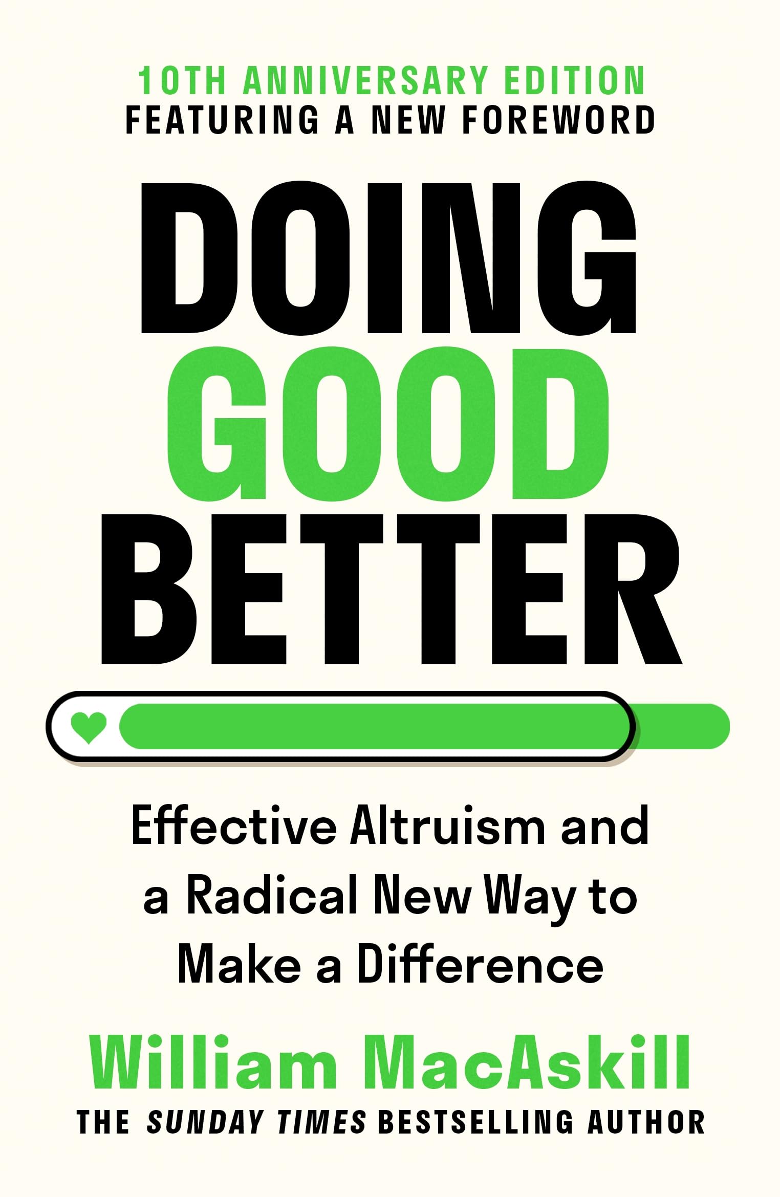 Doing Good Better by Dr William MacAskill (Paperback Book)