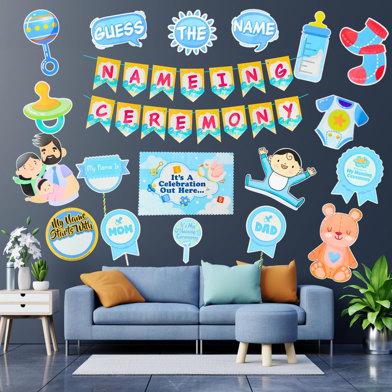 See full amazon price history chart for Party Decorz Paper Decoration Set Of 19pcs, Naming Ceremony Paper Banner (1 Set), Naming Ceremony Paper Cutouts (14 pcs), Photo Props (3 pcs), Cake Topper (1pcs) (Blue) Party Decorz Paper Decoration Set Of 19pcs, Naming Ceremony Paper Banner (1 Set), Naming Ceremony Paper Cutouts (14 pcs), Photo Props (3 pcs), Cake Topper (1pcs) (Blue) (B0CZ493HSY) Amazon Price History, Amazon Price Tracker