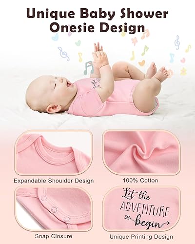 Miniatura 16 de Lictin Set de regalo para bebés para niños y niñas, regalos de baby shower, cesta de regalos neutros para recién nacidos con manta de bebé, tarjetas