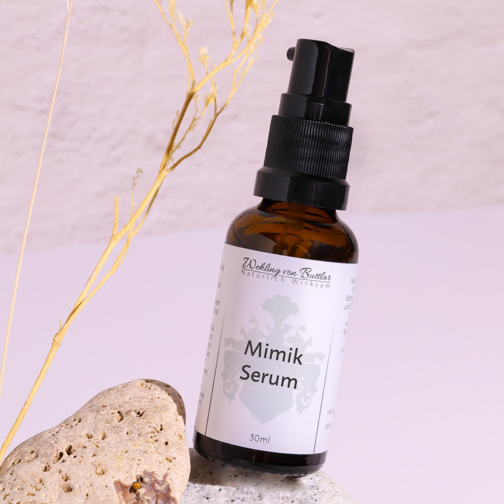 Mimik Serum | Reduzierung von Mimikfalten, Zornesfalten & Krähenfüße | Synthetisiertes Schlangengift | Muskel-Relax-Effekt | Anti-Aging mit Hyaluron & Dexpanthenol (30 ml)
