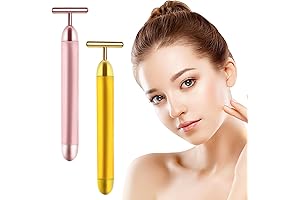 2-Pack Aubric T-Shape Face Massager: Unveil a Radiant Complexion