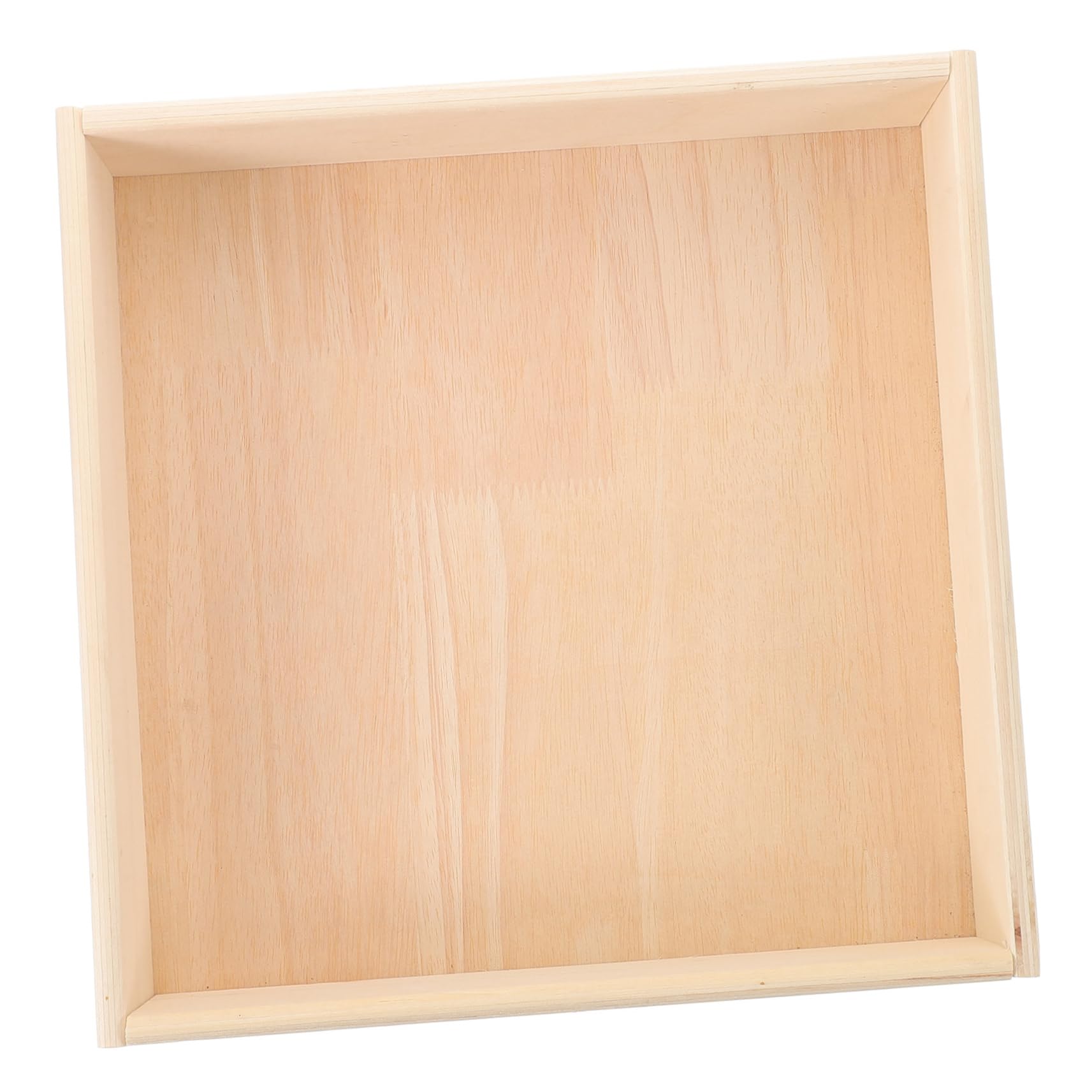 Yardwe Sleek Wooden Boys and Girls Tray Sandbox Portable Compact Safe for Toddlers Indoor Outdoor Play Storage Box