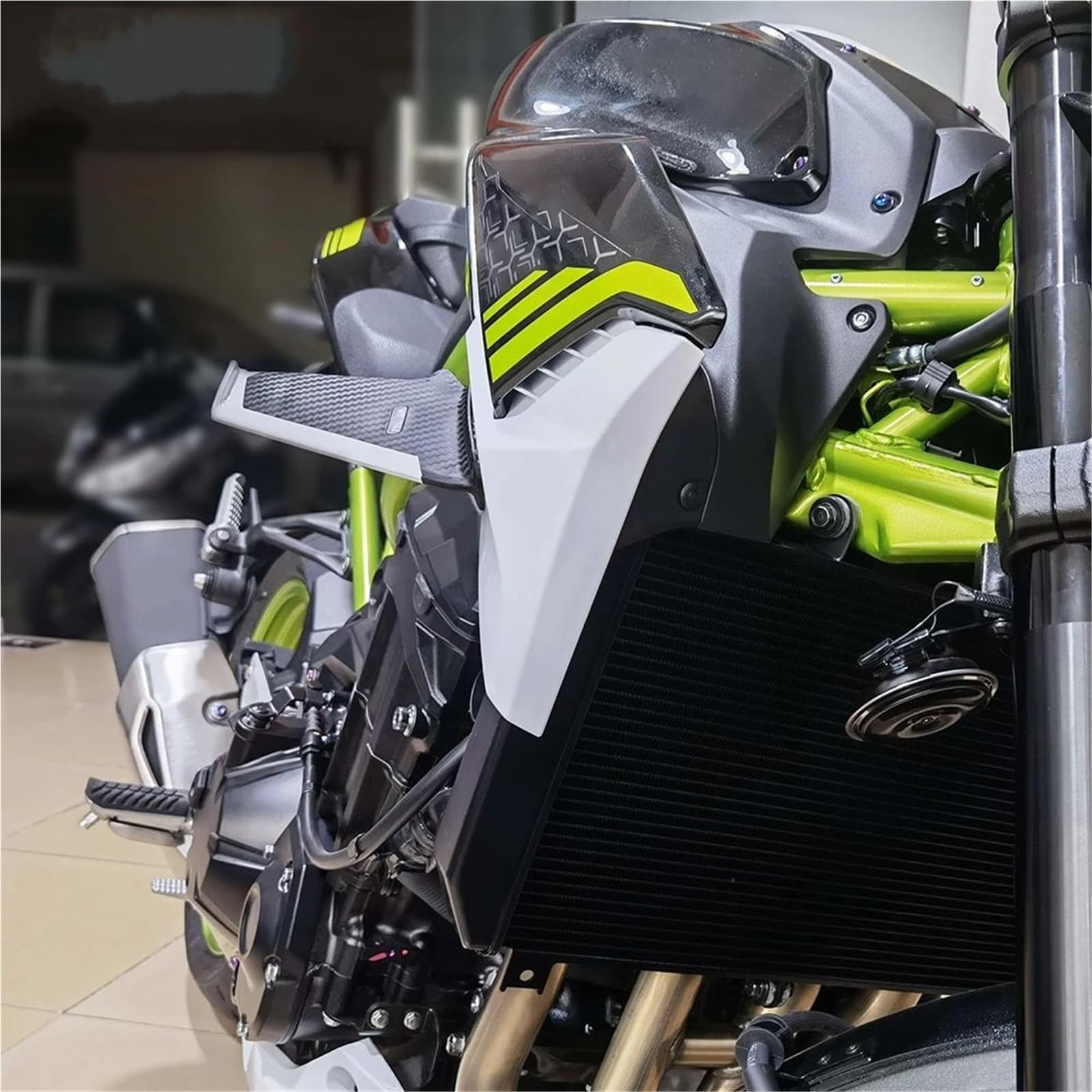 Front Bumper Splitter dachowy Pasuje do HONDA CBR600 CBR650R CBR1000 CBR300R CBR650F CBR50 Przednia owiewka, aerodynamiczne skrzydełka, boczne spojlery
