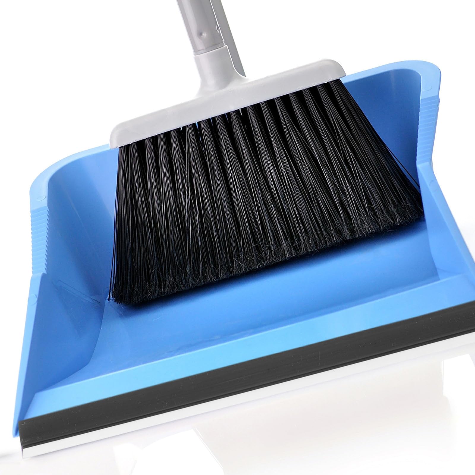 Tofficu Tiras de Goma de Repuesto para Recogedor 26 Cm, 4 Piezas Negras, Borde de Goma Flexible para Accesorios de Limpieza, Reemplazo Duradero para Recogedores de Basura