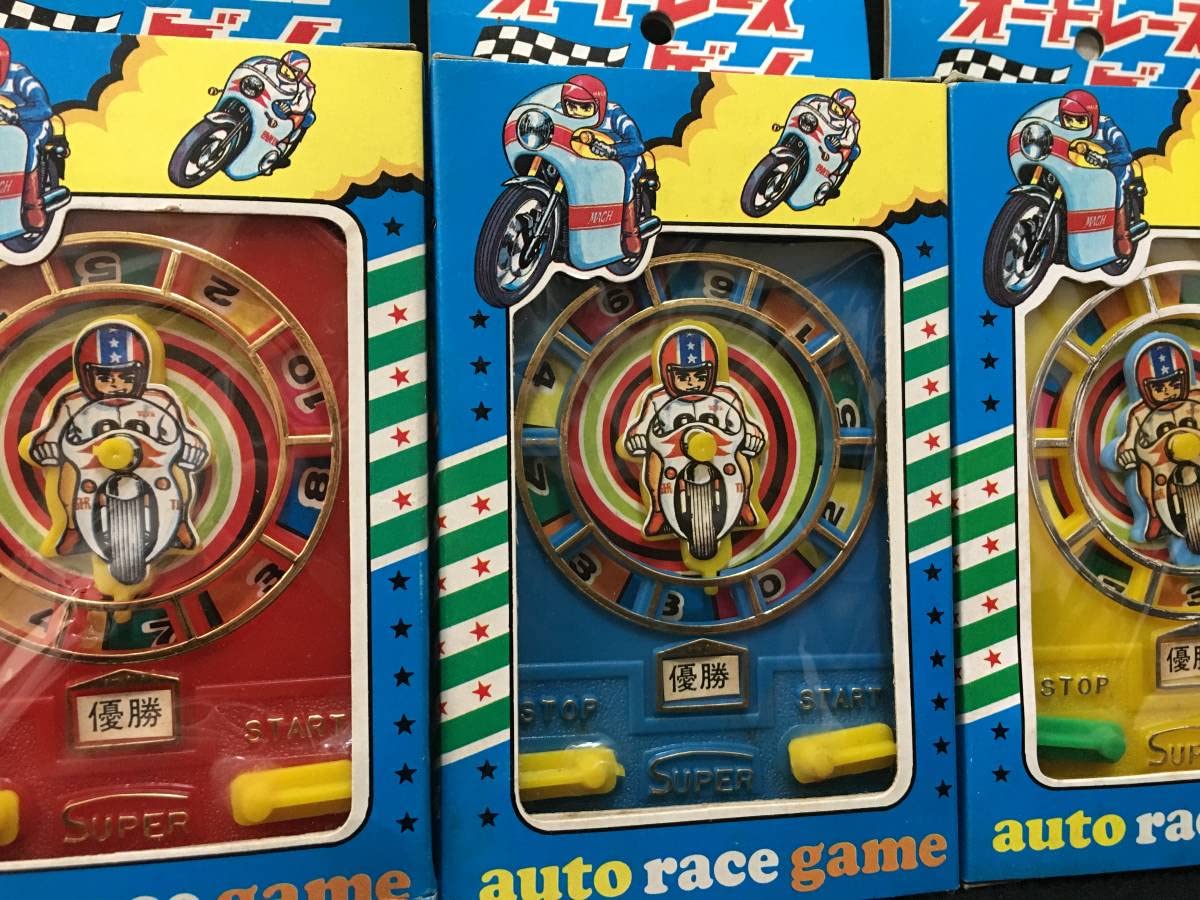 Amazon | クズワ オートレースゲーム 3点セット バイク ミニゲーム 駄 