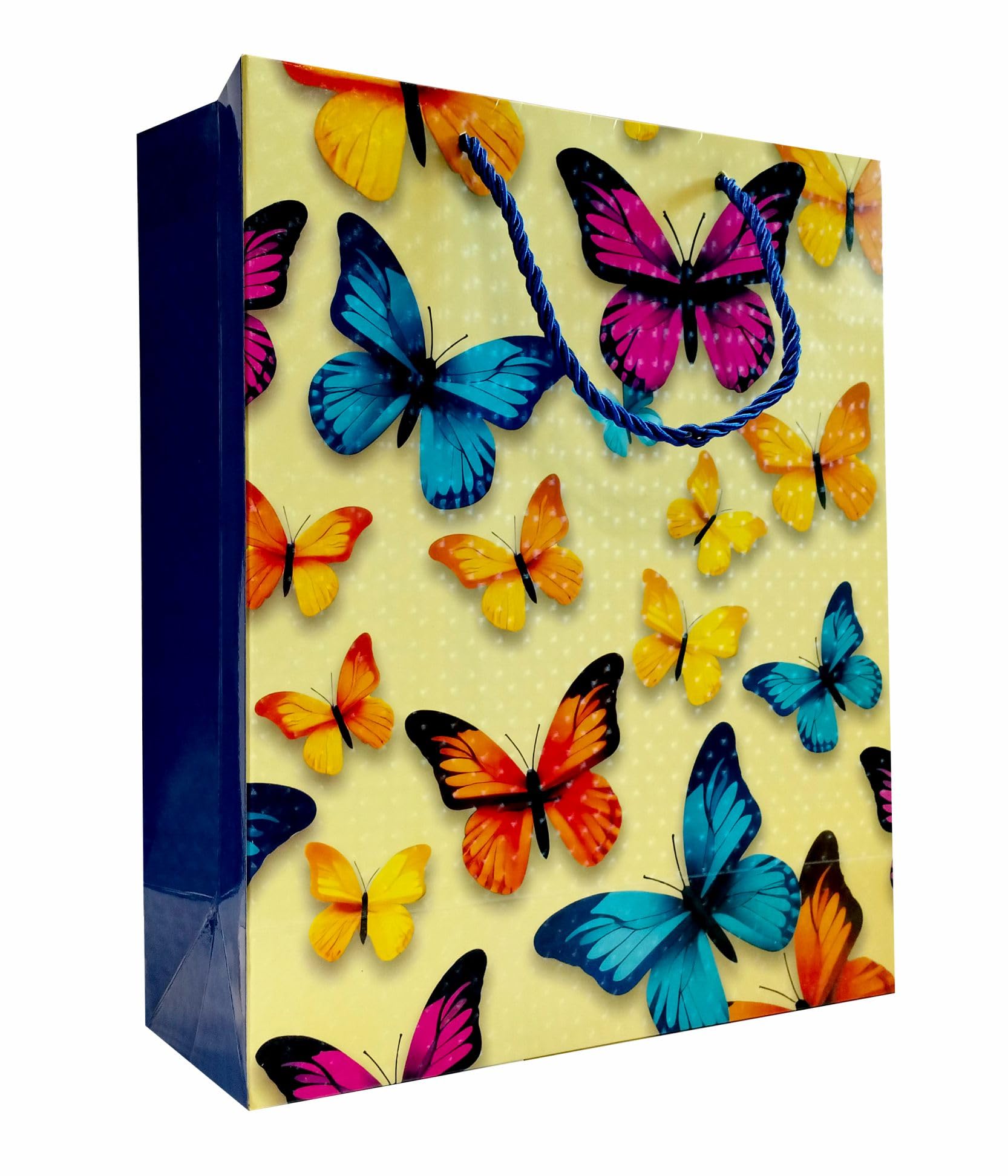 Omnipresent Pack Premium Butterfly 200 GSM 3D Gloss Lamination Paper Gift Bags, Set of 12, Ideal For Premium Gifting, Wedding Gifts, & Gifting on Special Occasions (Size: 12.5x10.25x4 inch) (B0CTKN4NJW) Amazon Price History, Amazon Price Tracker