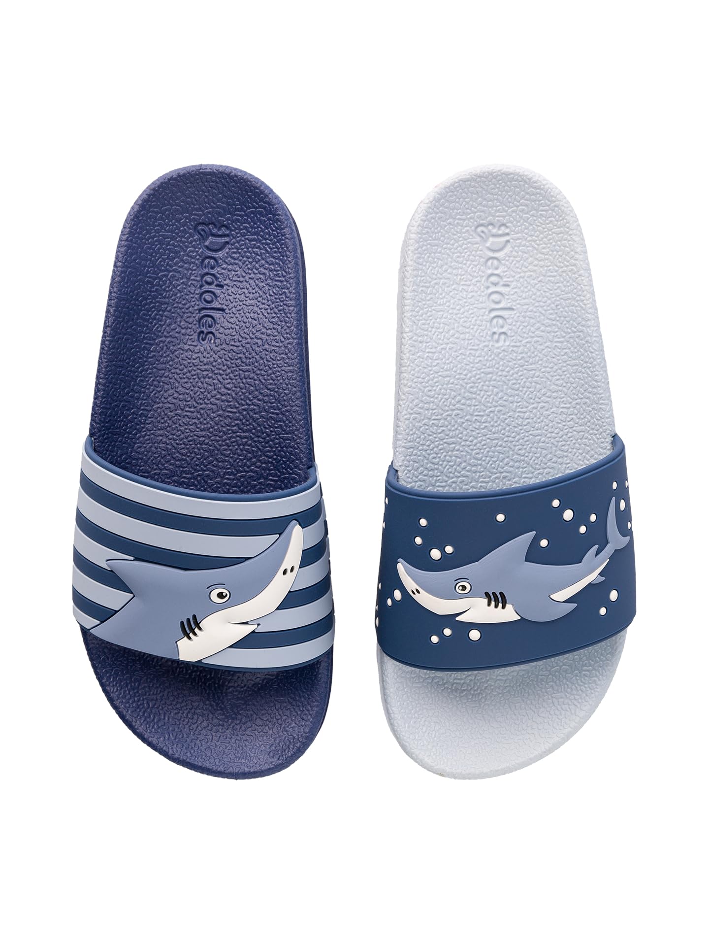Dedoles Badeschuhe & Hausschuhe Damen Herren & Kinder Badesandalen lustige Designs Bücher Kaffee Party Pizza Fuchs Bär Lama Wolken Geschenk