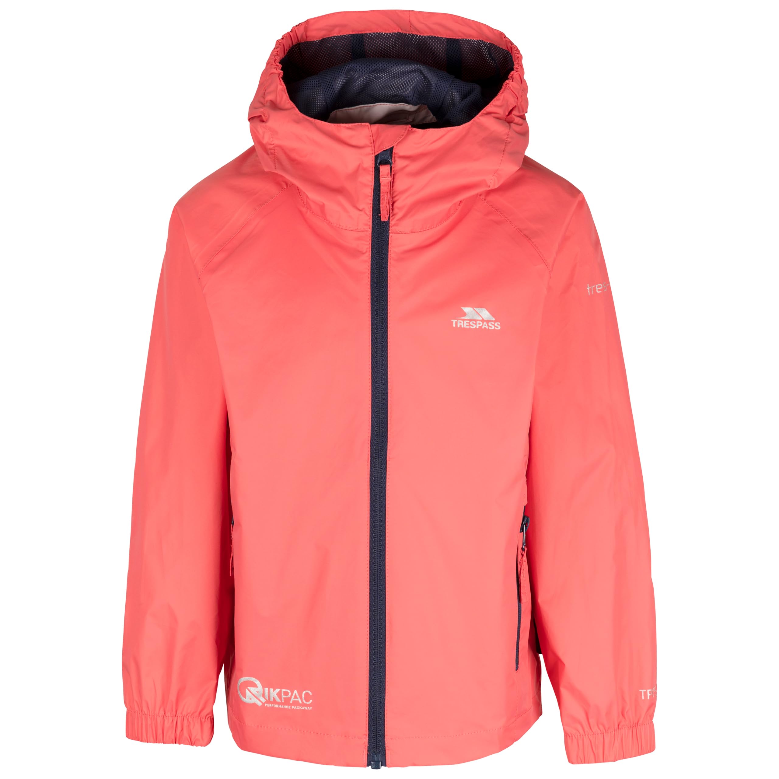 Qikpac Kids Waterproof Breathable Jacket Boys Girls School Raincoat