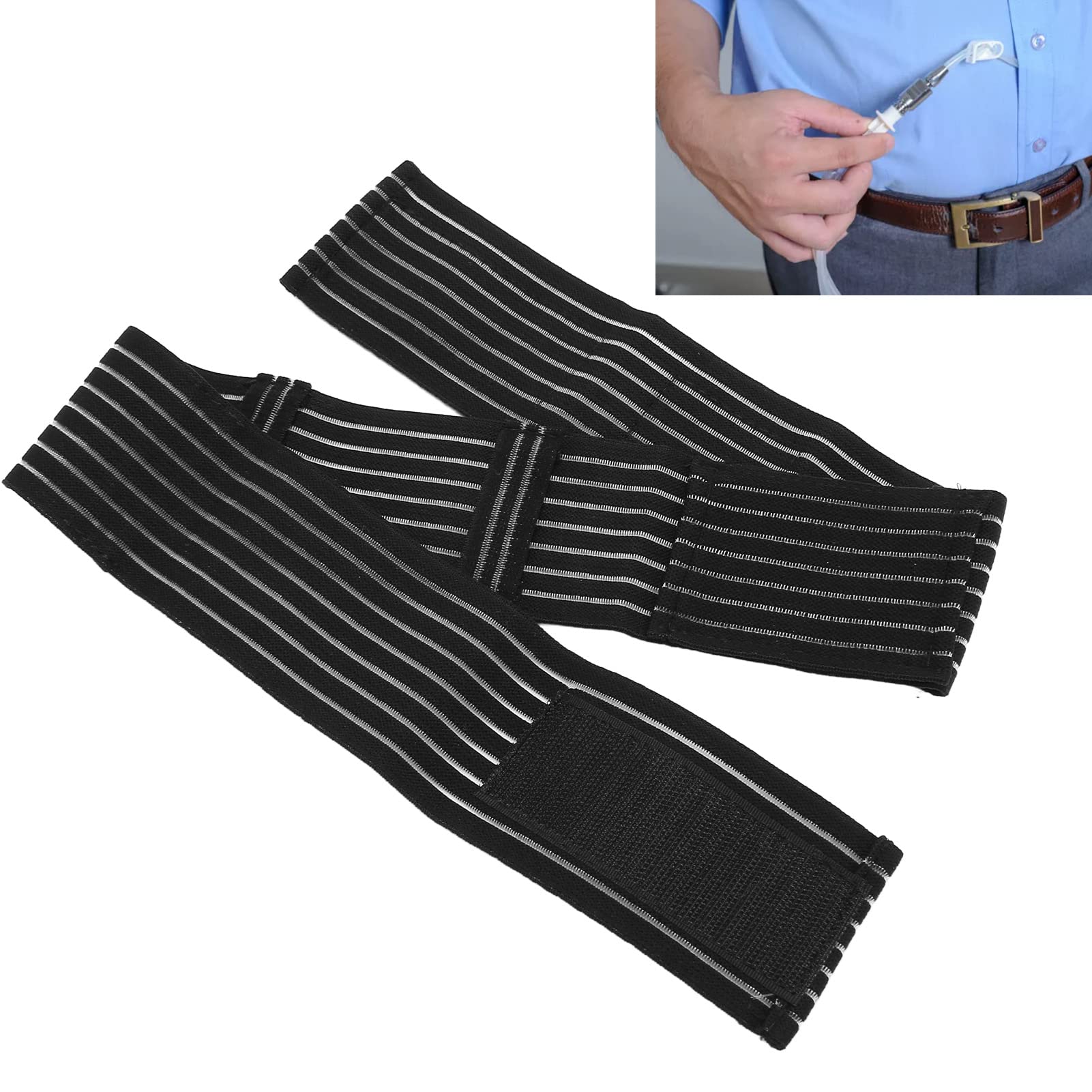 Ceinture de Cathéter de Dialyse Péritonéale, Stabilisation Respirante Dialyse Péritonéale Ceinture de Cathéter de Dialyse éritonéale Accessoires de Cathéter de Dialyse Péritonéale (L)