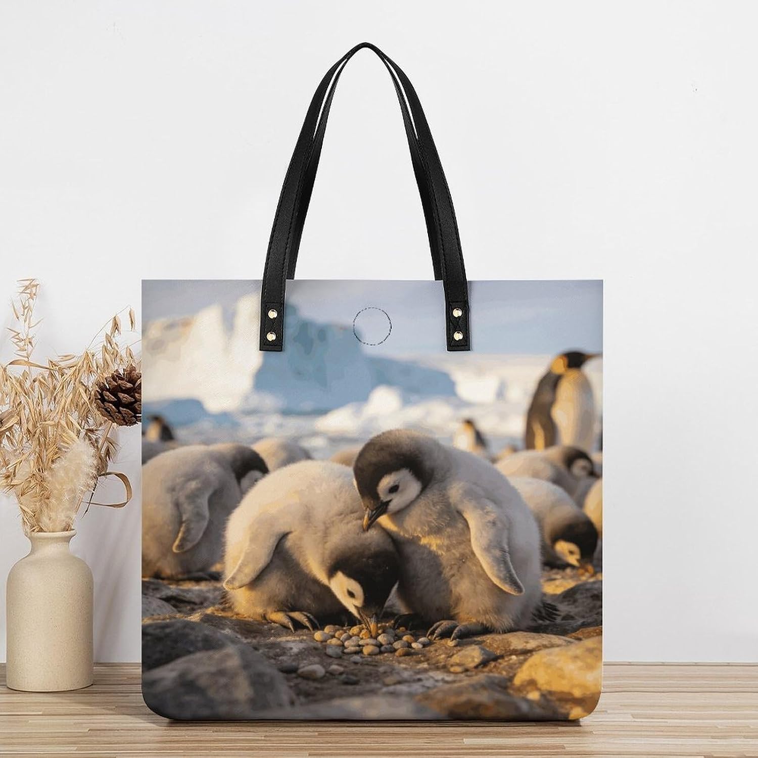 PU Leather Tote Bag for Women Fashion Large Capacity Shoulder Bags image 3