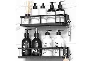 YASONIC Shower Caddy Adhesive: The Ultimate Shampoo Holder for Shower Wall