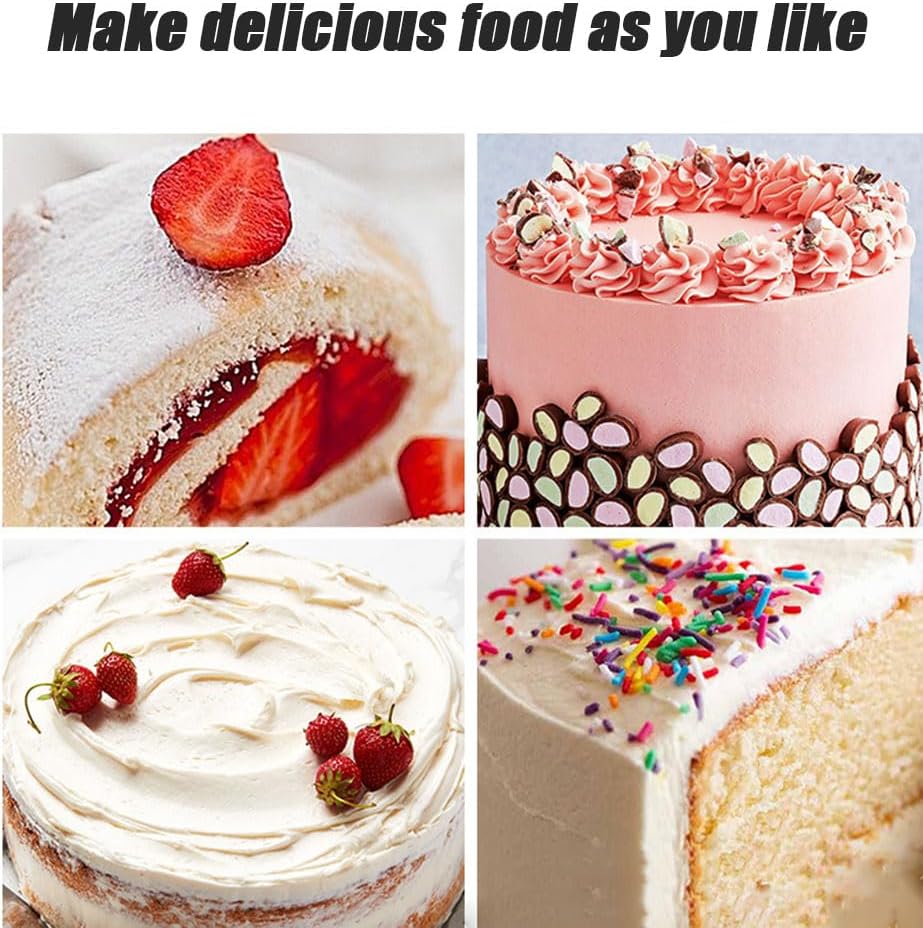 Cake Icing Machine, Cake Cream Spreading Machine, 4-12 Inch Cake Decorating Coating Machine, Suitable for Dessert Shop