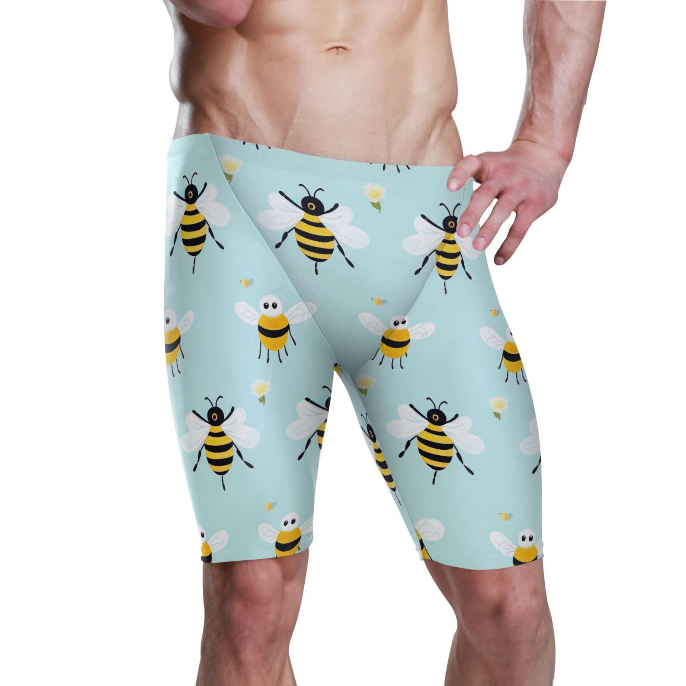 Daisy Bee Men's Swimsuit Swim Jammers L B0402209