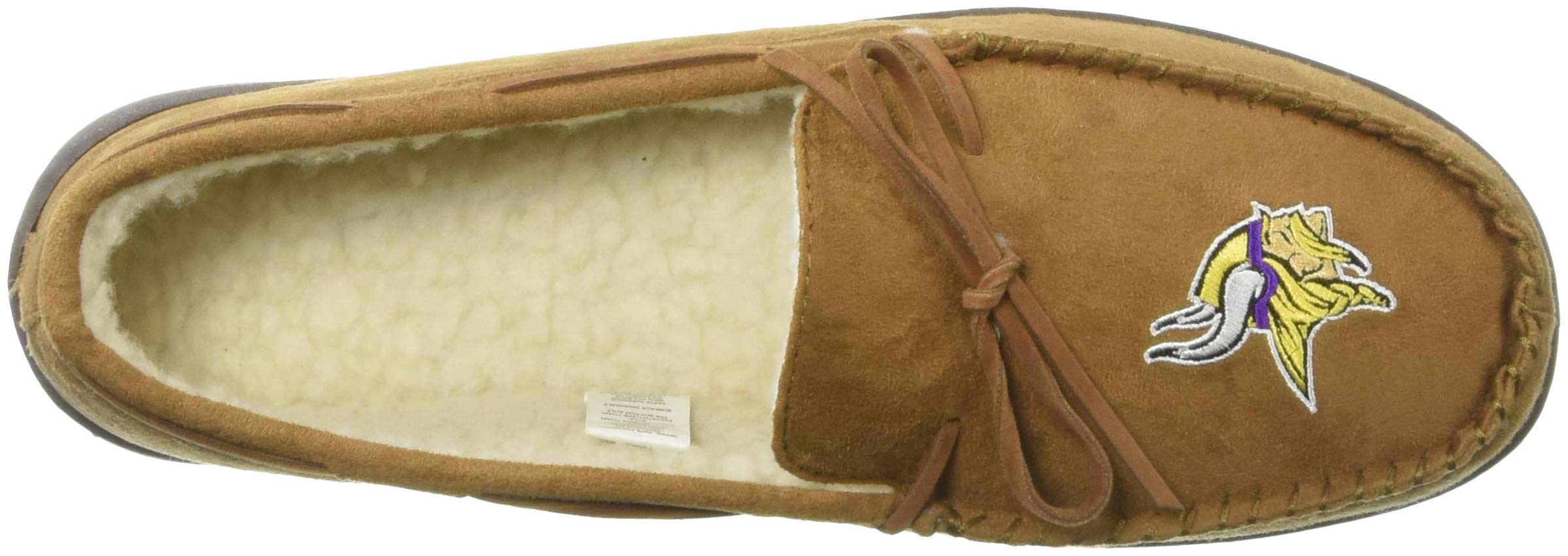 FOCO Nfl Team Logo Moccasin Slippers Tampa Bay Buccaneers - Pantuflas tipo mocasín con logotipo del equipo de fútbol americanoUnisex adulto