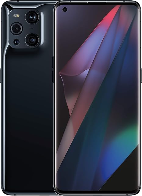 OPPO Find X3 Pro 5G - 12GB RAM and 256GB Storage SIM Free Smartphone (6.7 inch, Dual 50MP Quad Camera, Snapdragon 888 Processor, Dual SIM) - Black