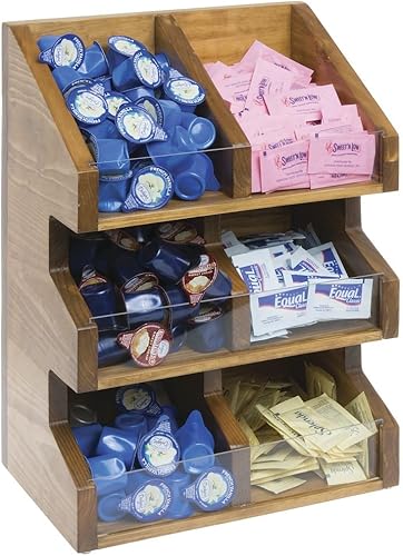 Miniatura 3 de Cal-Mil 2054-99 Madera Condimentos OrganizadorExpositor Doble