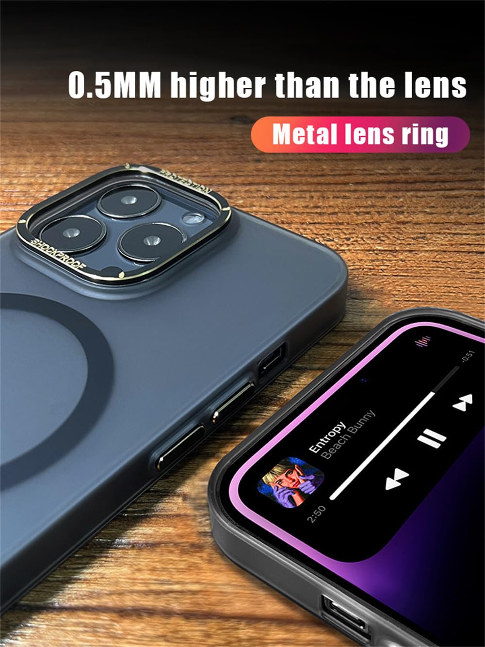 Amazon.co.jp: メタルレンズリングマットクリアケース iPhone 15 14 13 