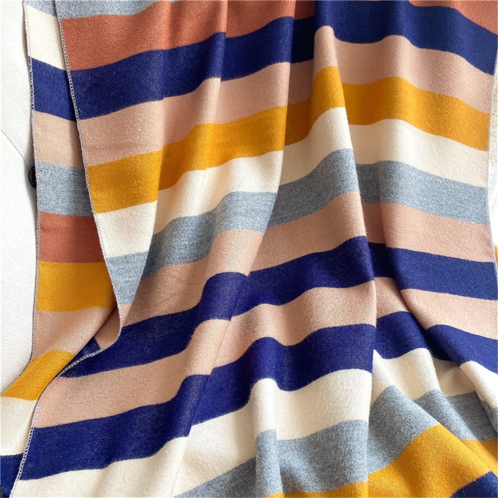 RWRAPS Sciarpa Invernale in Cashmere Scialli Stampati da Donna Design Caldo Coperta Spessa da Donna Foulard bifacciale Stole Femminili (Colore : A, Dimensioni : 180 * 65cm) (A 180 * 65cm)