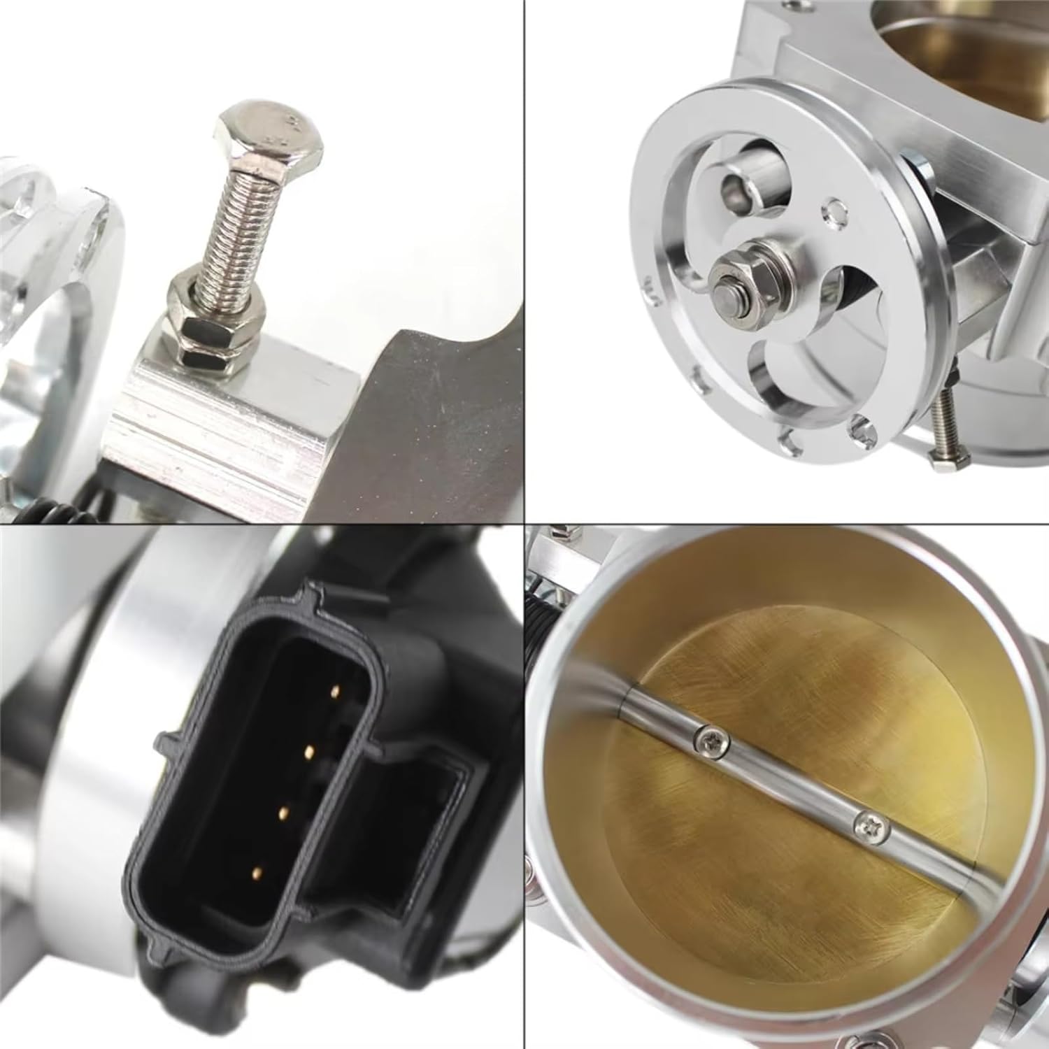 Throttle Valve Socket Compatible with Toyota for Supra 1JZ 2JZ 90mm Throttle Body with TPS Sensor Throttle Position Sensor Assembly Throttle Valve