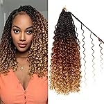 Goddess Boho Box Braids Crochet Hair-8 Packs 14 Inch Crochet Box Braids for Black Women Pre Looped (1B/30/27, 14 Inch (Pack of 8))